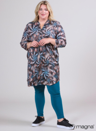 A-Line Long Pocket Tunic (C-2217-PR) T55061-Spiral Design Taupe