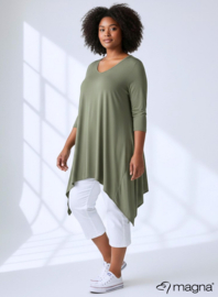 Tuniek Punten 3Q-mouw(C-0001) - 022-Light Khaki