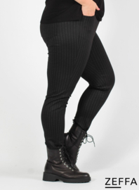 Rekbare broek met zakken  (ZF-TR-1003-) Z13001-Pin Stripes