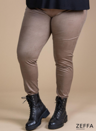 Leather Look Legging (ZF-LE-1008) 061-Taupe