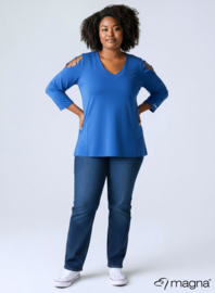 Rings Tunic (C-2607) 071-Dark Sky Blue