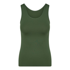RJ pure color dames shirt  - 290-Donker Groen