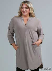 A-Line Long Pocket Tunic (C-2217) 014-Sand
