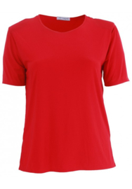 Shirt korte mouw (B-04) 015-Rood