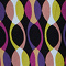 Tuniek met zakken (C-9003-LVIS-print) W34056-Retro Lines Magenta