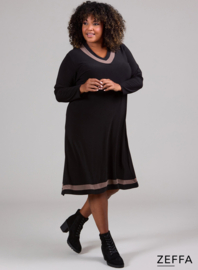 V-Element Dress (ZF-DR-1008-SOL) 061-Taupe