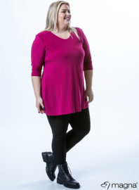 Lange basic shirt (B-6004) 056-Dr.Fuchsia