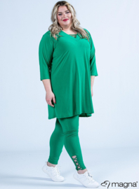 Relaxed V-Strap tunic (C-2320) 058-Forrest Green