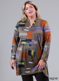Warm Viscose Comfort Tunic (C-2422) U90014-Block Art Sand
