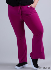 Relaxed Pocket Flared Pants (D-2403) 056-Magenta