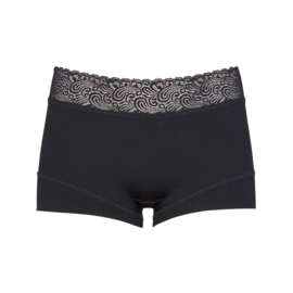 RJ PURE COLOR DAMES SHORT KANT - Zwart-007