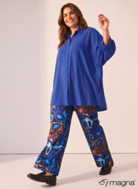 Broek Basic (D-03-PRINT) T10060-Fluid Design Royal Blue