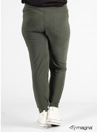 Broek zakken en smalle pijpen (D-8006) 031-Khaki