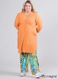 A-Line Long Pocket Tunic (C-2217) 019-Orange