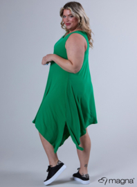 A-Shaped Sleeveless Split Dress (C-2323) 058-Brazil Green