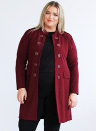 Blazer knopen (N-8005) 032-Bordeaux