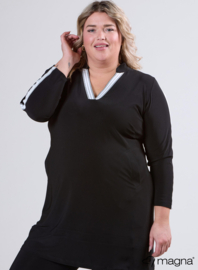 Tape & Line Tunic (C-2325) TP002-White Tape