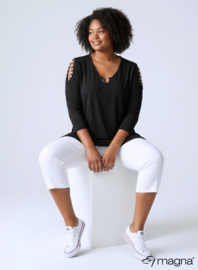 Rings Tunic (C-2607) 001-Zwart