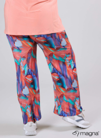 Broek Basic (D-03-PRINT) T42068-Elegant Whirl Coral-Mint