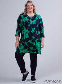 Relaxed V-Strap tunic (C-2320-VP) V59058-Bamboo Jungle Green