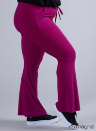 Relaxed Pocket Flared Pants (D-2403) 056-Magenta