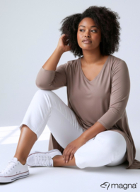 Tuniek Punten 3Q-mouw(C-0001) - 014-Sand