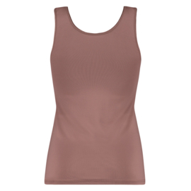 RJ pure color dames shirt  - 319-Mauve