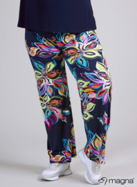 Broek Basic (D-03-PR) V72008-Colorful Flower Lime