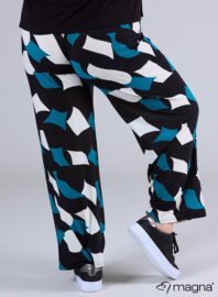 Broek Basic (D-03-PR) V75048-Diamond Blocks Petrol