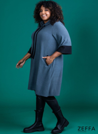 Oversized Long Hoody-Tunic (ZF-SW-1001-WFS) 020-Grey