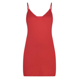 RJ Pure Color Dames Jurkje V-Hals -229-Dr.Red