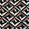 Tuniek met zakken (C-9003-LVIS-print) U82031-Retro Mozaic Khaki/Rust