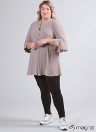 Flared Sleeves Relaxed Tunic (C-2503) 014-Sand