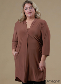 A-Line Long Pocket Tunic (C-2217) 063-Camel