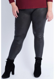 Legging Leather Look (F-23 LL) 001-Zwart