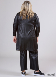 Open Front Loose Cardigan (N-2201-LL) 001-Zwart