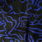 V-Element Dress (ZF-DR-1008-HVP) U73060-Scribble Waves Blue