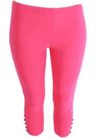 Legging 4 knopen (F-04) 006-L.Fuchsia *