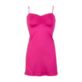 RJ Pure Color Dames Jurkje - Fuchsia+