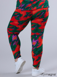 Legging Basic (F-0031-VISPR) - V26038-Tie Dye Green-Orange