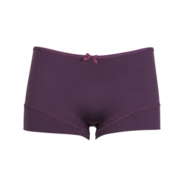 RJ PURE COLOR DAMES SHORT - 253-Aubergine