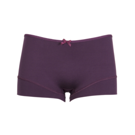 RJ PURE COLOR DAMES SHORT - Aubergine-253