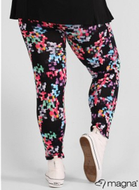 Legging Basic (F-0031-VISPR) - Y92001-Rainbow Faded Blocks