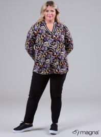 Shirt V-Tape Lange Mouw (B-2315-VIS) U93024-Graphical Tiger Purple