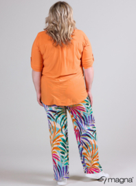 Roll Sleeve Top (B-9001) 019-Orange