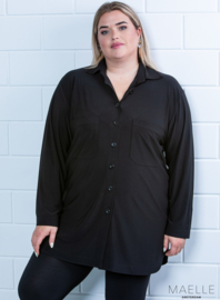 ME-BL-1002 - Oversized Button Down Blouse