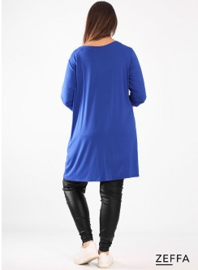 Tuniek met zakken (ZF-TU-1010)  060-Royal Blue