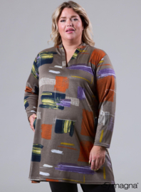 Warm Viscose Comfort Tunic (C-2422) U90014-Block Art Sand