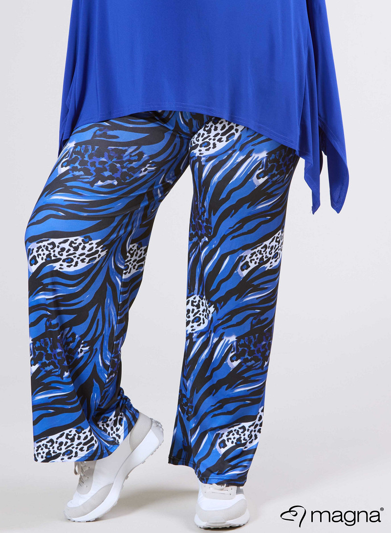 Broek Basic (D-03-PR) T71060-Animal Waves Blue