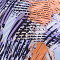 Long A-Line Dress (C-2203-VP-MB) U05021-Brushed Lines Purple